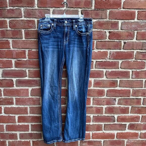 Miss Me Curvy Boot Jeans Women E3705VB2R k1129 size 30 NEW - Picture 6 of 13